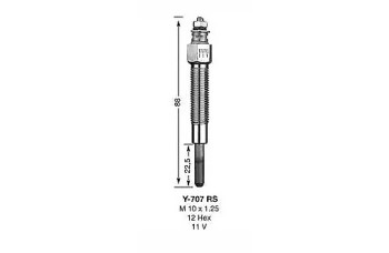 HEATER - GLOW PLUG NGK TAXI TX1