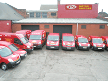 T&S Motor Factors Fleet of Delivery Vehicles
